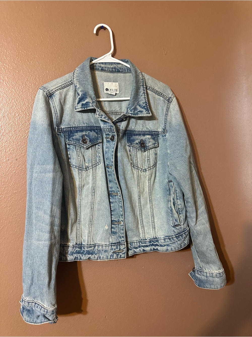 STYLUS Light Blue Denim Jacket - Women's Classic Jean Jacket
